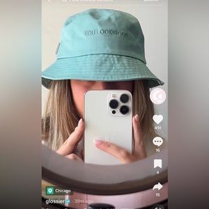 Glossier Limited Edition Chicago Bucket Hat